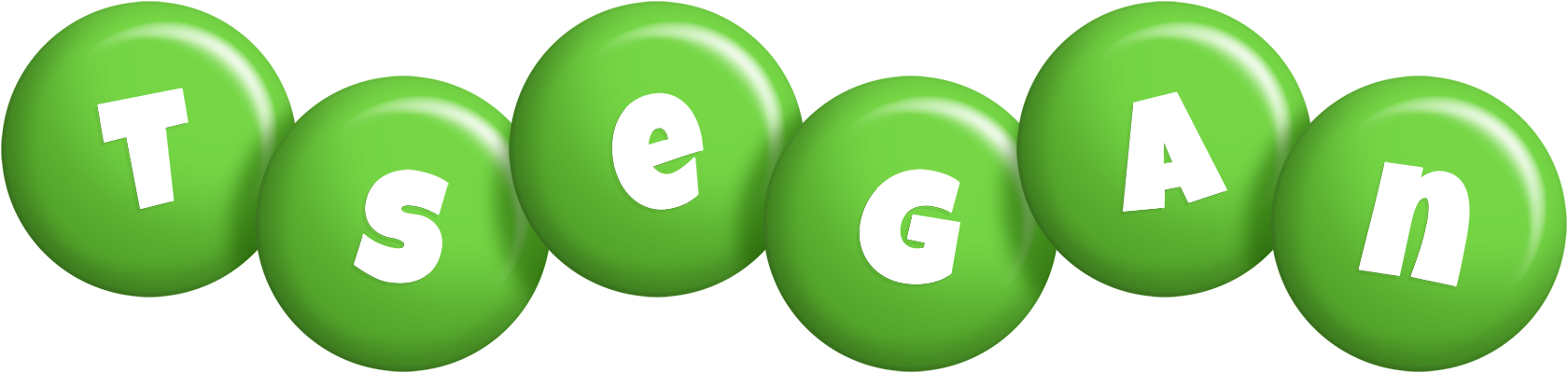 Tsegan candy-green logo