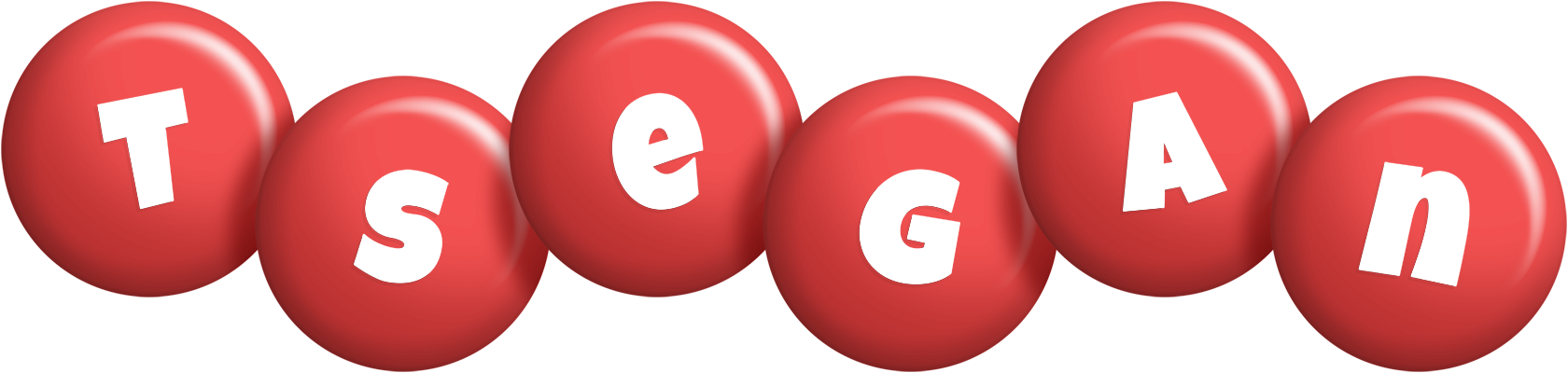 Tsegan candy-red logo