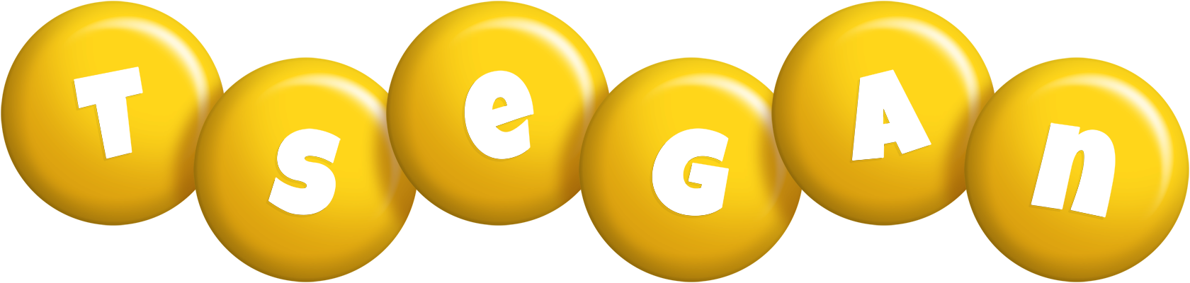 Tsegan candy-yellow logo