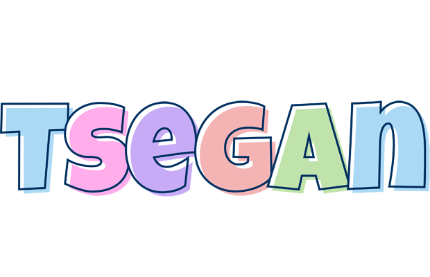 Tsegan pastel logo