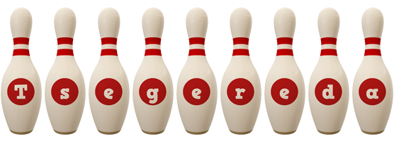 Tsegereda bowling-pin logo