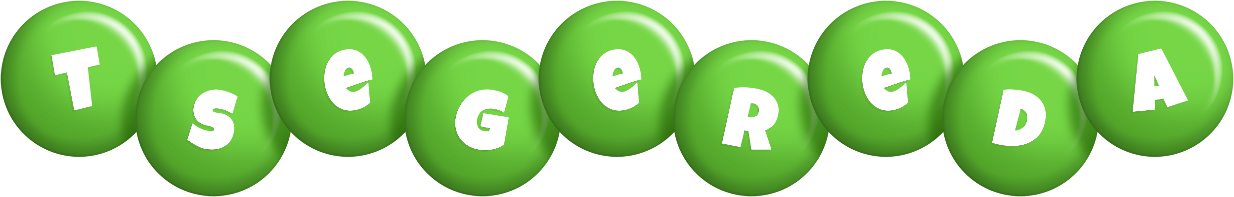 Tsegereda candy-green logo