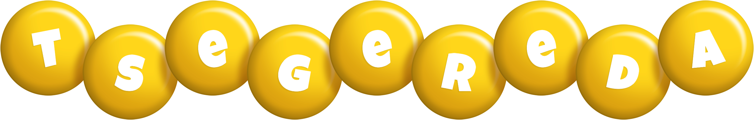 Tsegereda candy-yellow logo