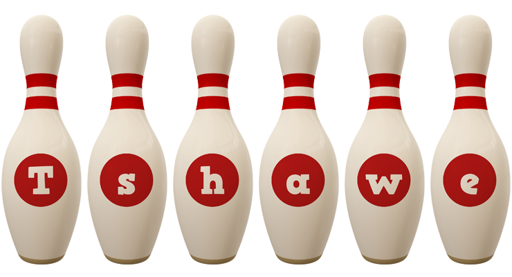 Tshawe bowling-pin logo