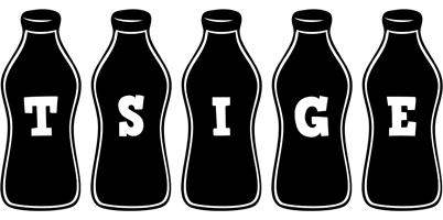 Tsige bottle logo