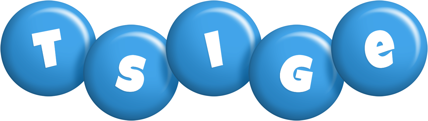 Tsige candy-blue logo