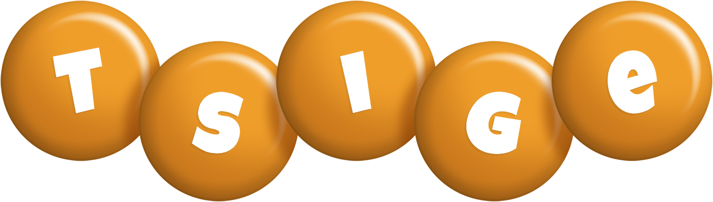 Tsige candy-orange logo