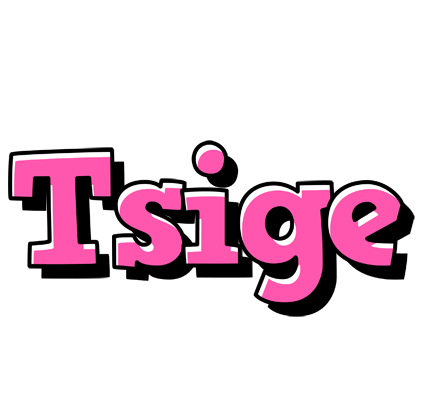 Tsige girlish logo