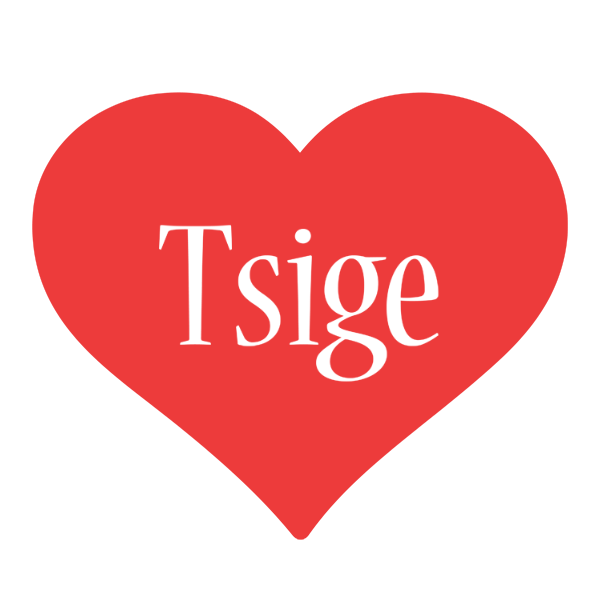 Tsige love logo