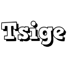 Tsige snowing logo