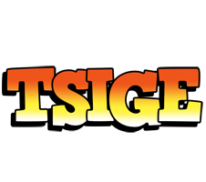 Tsige sunset logo