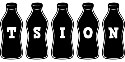 Tsion bottle logo