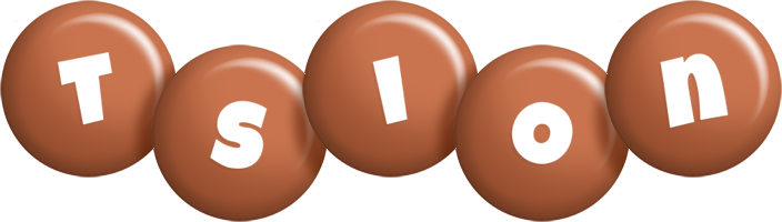 Tsion candy-brown logo