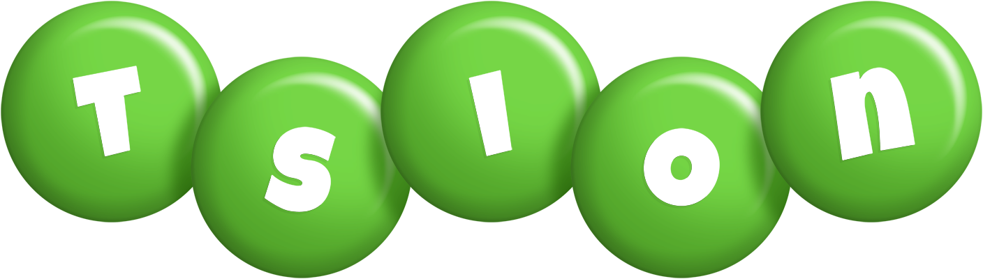 Tsion candy-green logo
