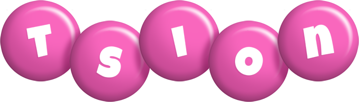 Tsion candy-pink logo