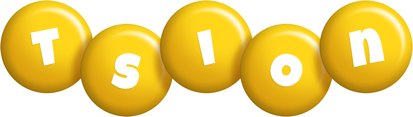 Tsion candy-yellow logo