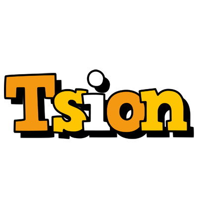 Tsion cartoon logo