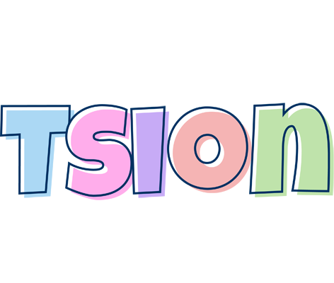 Tsion pastel logo