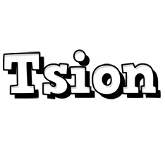 Tsion snowing logo