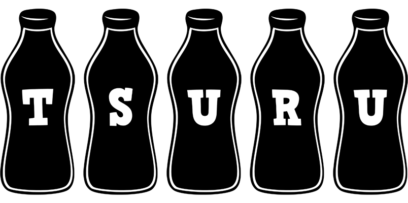 Tsuru bottle logo