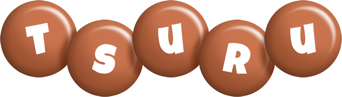 Tsuru candy-brown logo