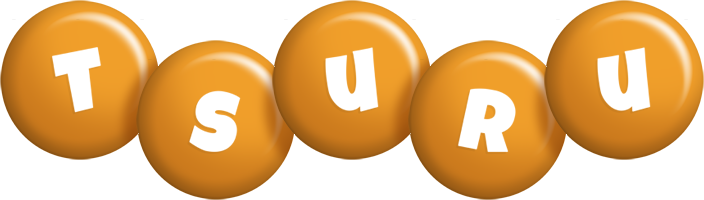 Tsuru candy-orange logo