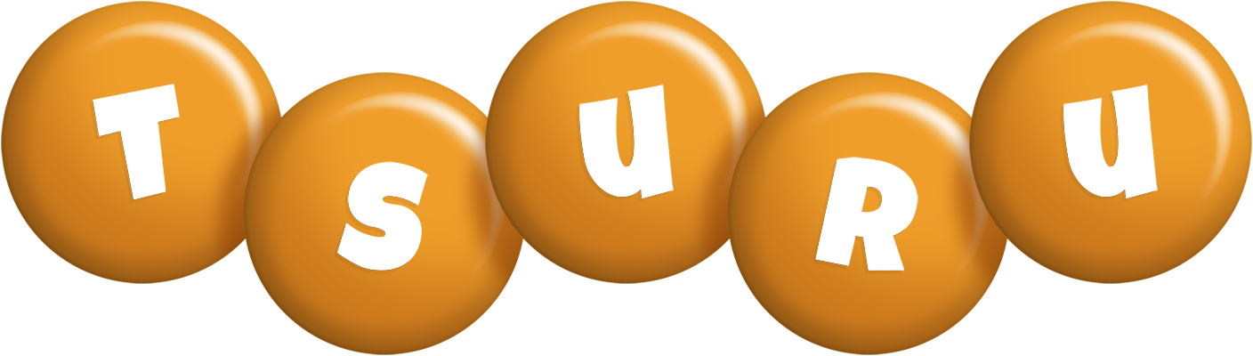 Tsuru candy-orange logo