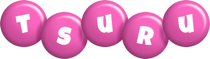 Tsuru candy-pink logo