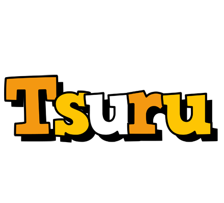Tsuru cartoon logo
