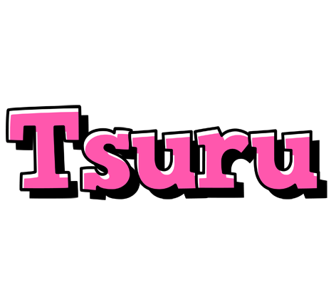 Tsuru girlish logo