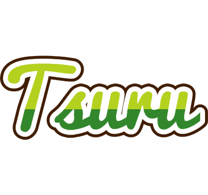 Tsuru golfing logo