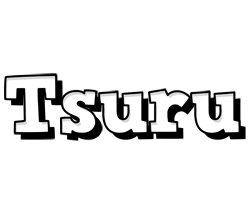 Tsuru snowing logo