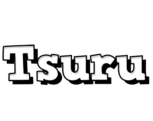 Tsuru snowing logo