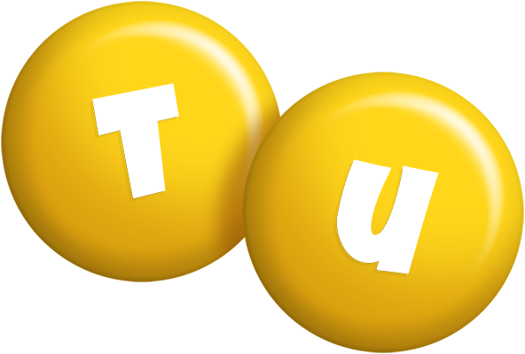 Tu candy-yellow logo