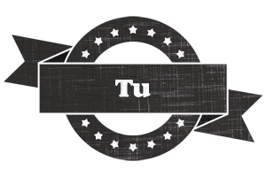 Tu grunge logo