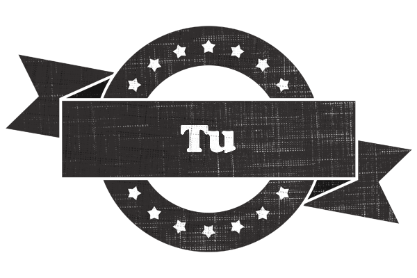 Tu grunge logo