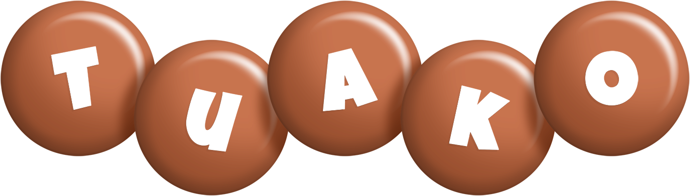 Tuako candy-brown logo