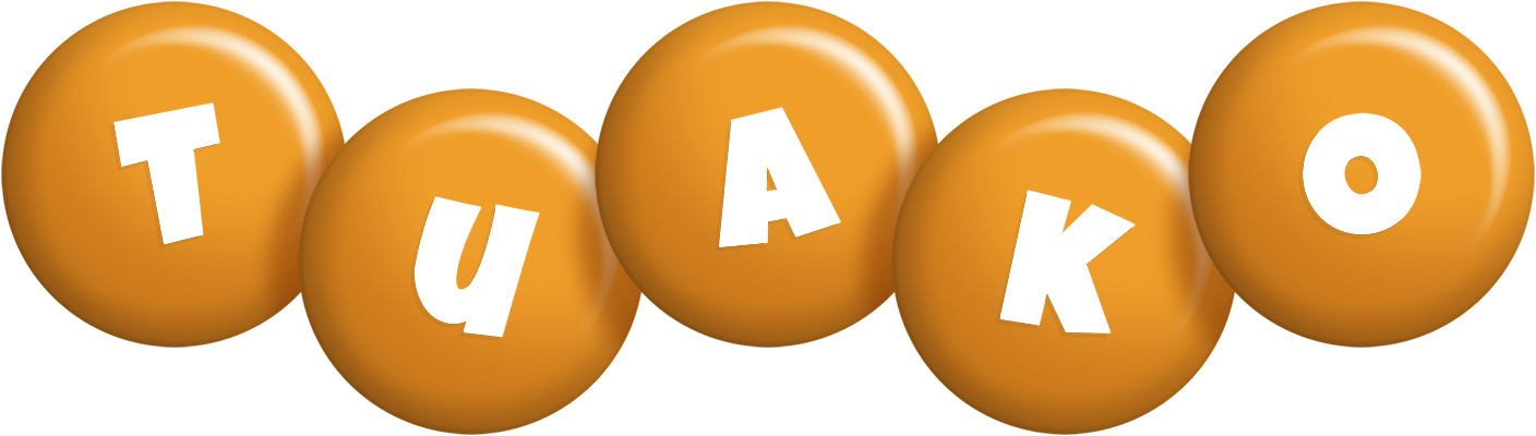 Tuako candy-orange logo