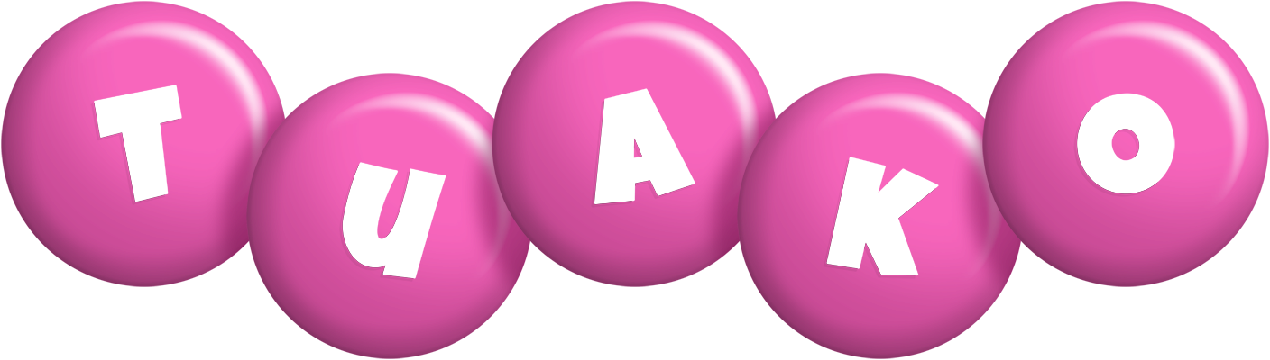 Tuako candy-pink logo