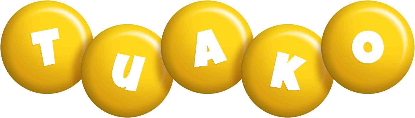 Tuako candy-yellow logo