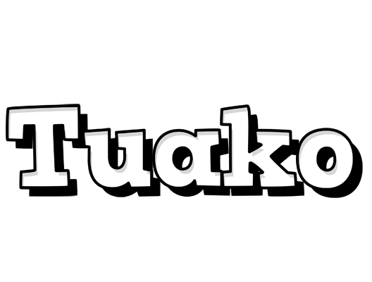 Tuako snowing logo