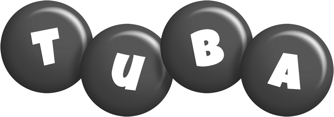 Tuba candy-black logo