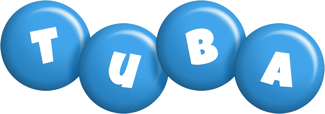 Tuba candy-blue logo
