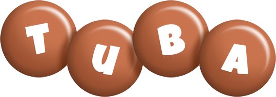 Tuba candy-brown logo