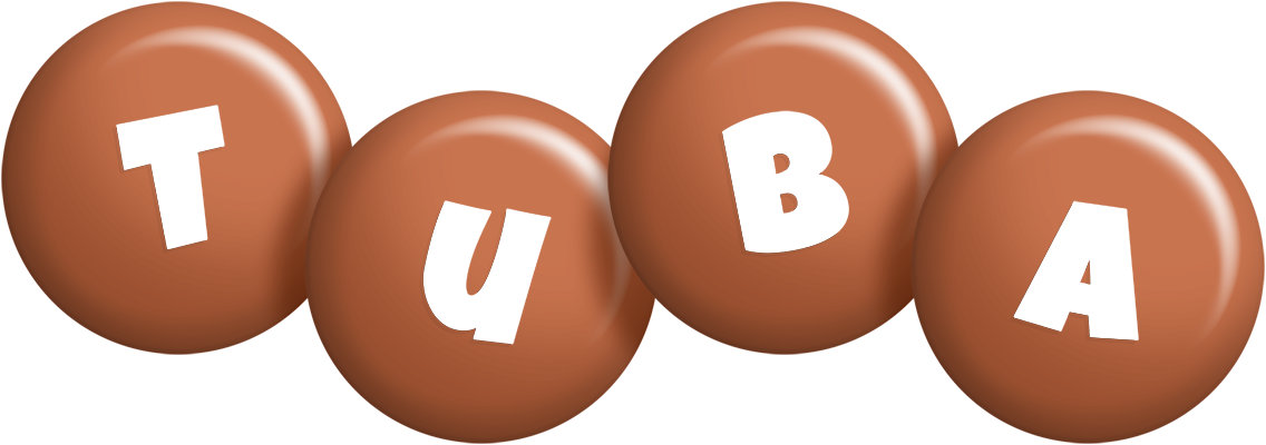 Tuba candy-brown logo