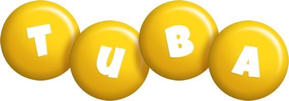 Tuba candy-yellow logo