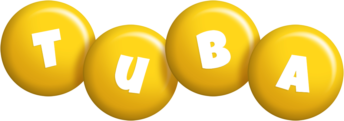 Tuba candy-yellow logo
