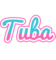 Tuba woman logo