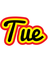 Tue flaming logo