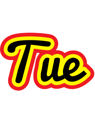 Tue flaming logo